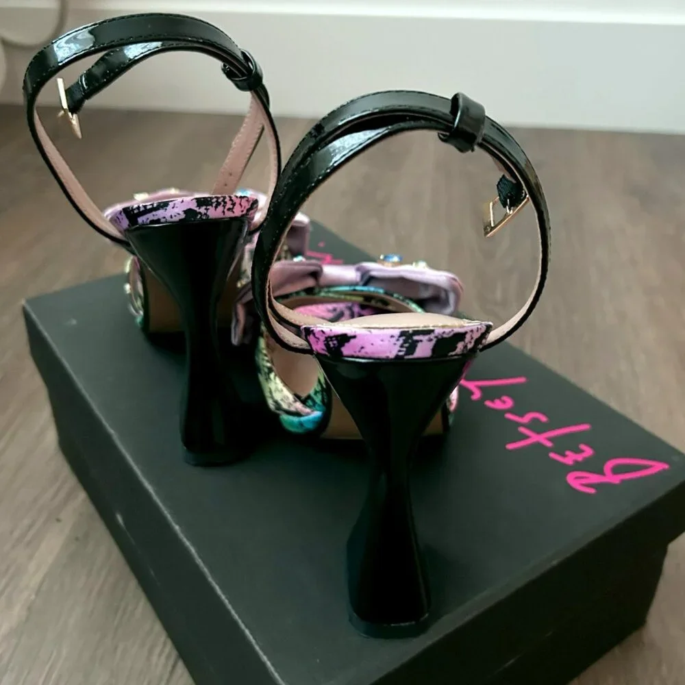 Betsey Johnson Louise Rainbow Snake Sandals - Picture 4 of 5